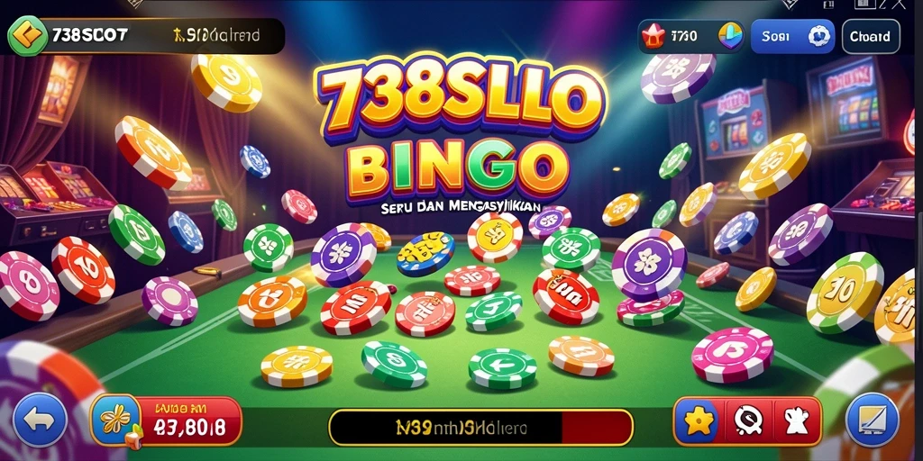 Screenshot gameplay seru 738SLOT yang menampilkan momen Bingo.