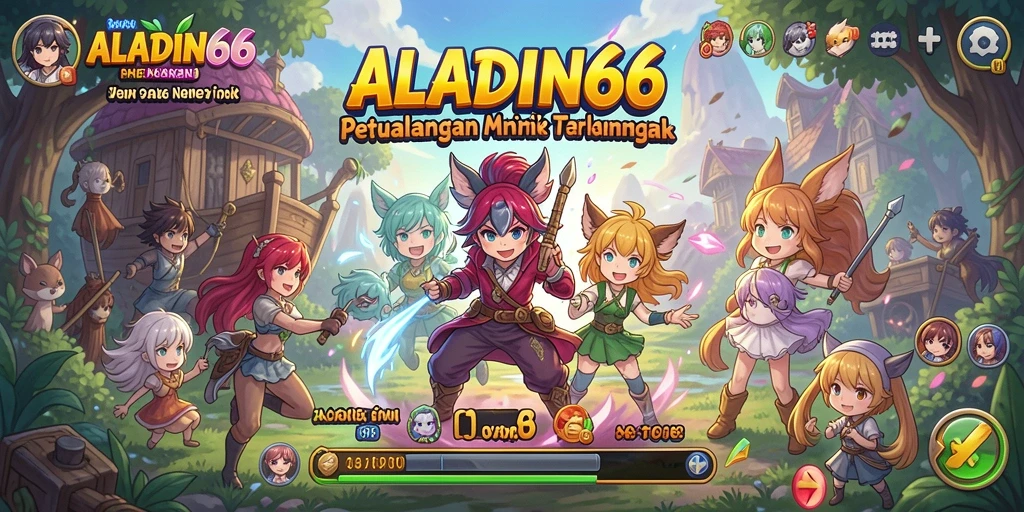 Tampilkan gameplay seru dalam ALADIN66 yang penuh warna.