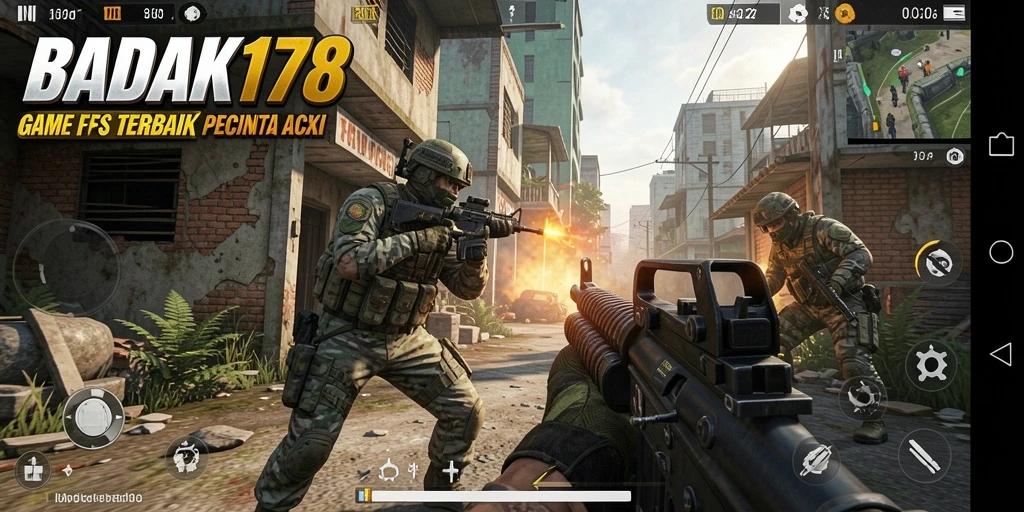 Screenshot utama BADAK178 menampilkan aksi gameplay yang mendebarkan.