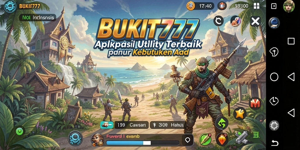 Tampilan antarmuka BUKIT777 yang user-friendly dan fungsional.