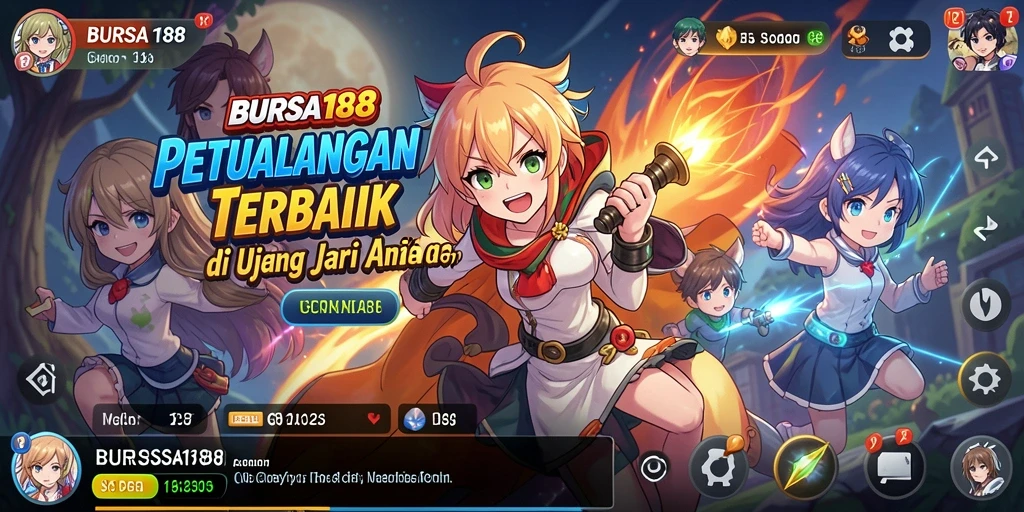 Tampilan gameplay BURSA188 yang menarik dengan karakter Anime yang memikat.