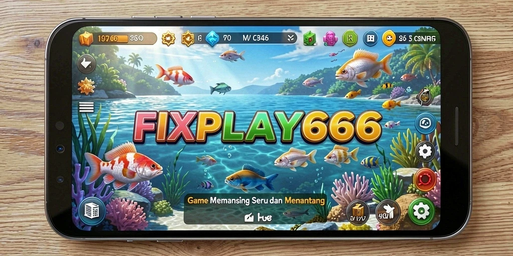 Screenshot FIXPLAY666 menunjukkan pengalaman gameplay memancing yang menarik.