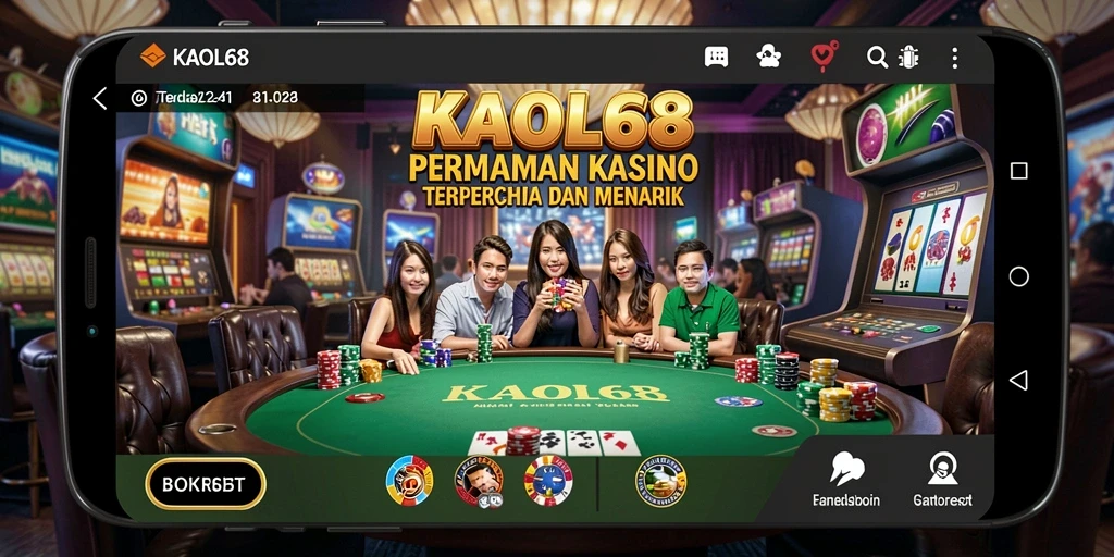 Screenshot KAOL68 menunjukkan gameplay Kasino yang menarik dan menegangkan.