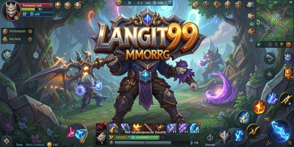 Tampilan gameplay LANGIT99 dengan aksi pertarungan yang seru.