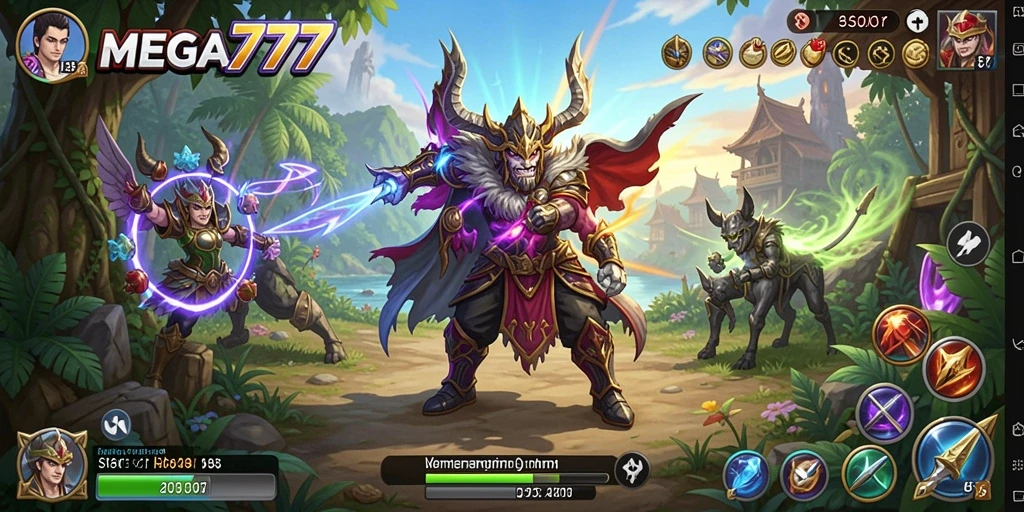 Tampilan menarik dalam gameplay MEGA777 yang penuh strategi.
