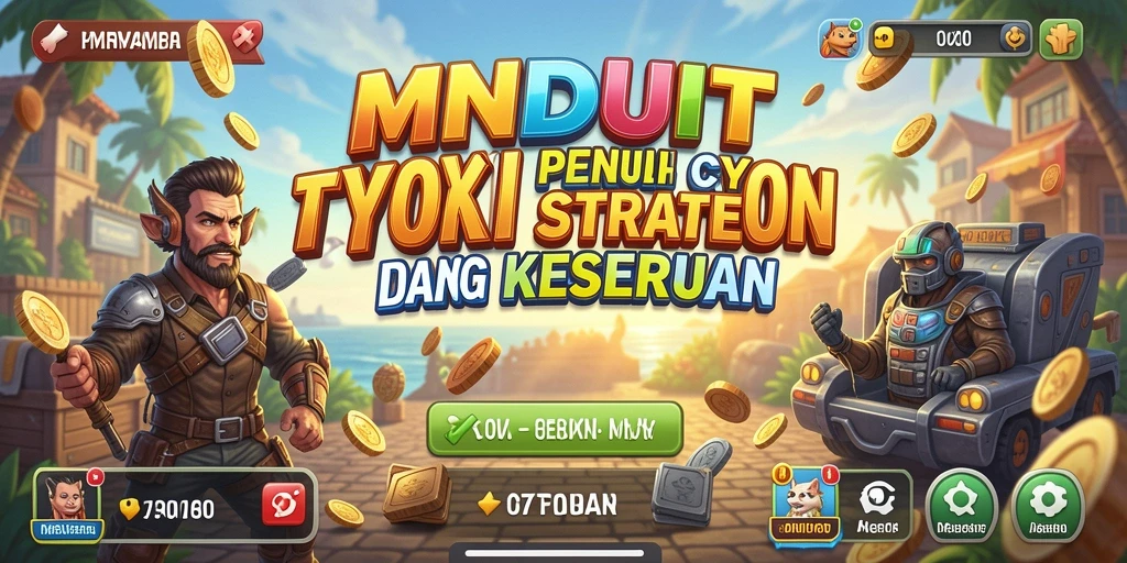 Tangkapan layar MNDUIT menampilkan pemain membangun kerajaan bisnis dengan strategi yang cerdas.