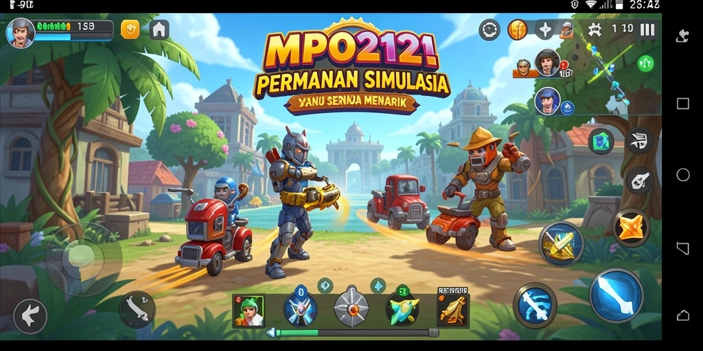 Tampilan gameplay MPO2121 yang dinamis dan menarik.