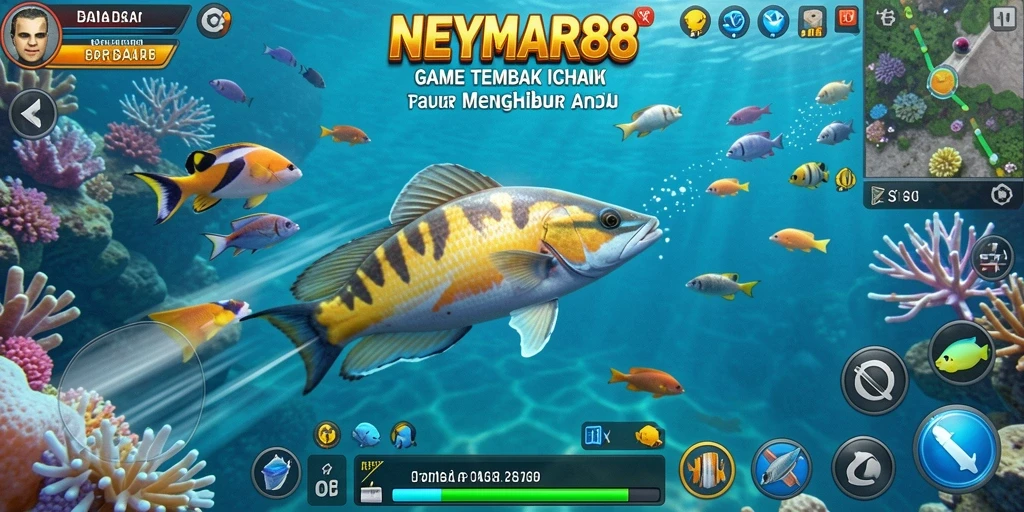 Tangkapan layar gameplay <strong>NEYMAR88</strong> yang seru dan penuh aksi Tembak Ikan.