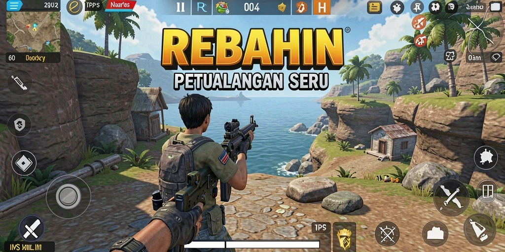 Gameplay seru dan mendebarkan dalam REBAHIN