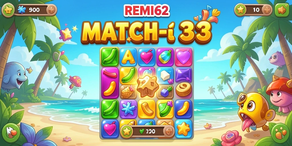 Tampilan gameplay yang seru dan penuh warna dari REMI62.