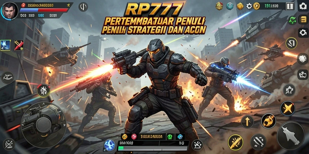 Screenshot gameplay RP777 menampilkan aksi bertarung yang mendebarkan.