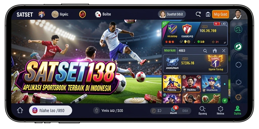 Tampilan screenshot utama SATSET138 saat memainkan taruhan olahraga.