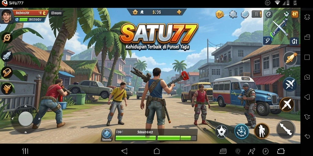 Tampilan gameplay SATU77 yang menarik dan interaktif.