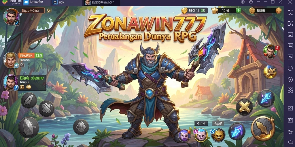 Tampilan gameplay ZONAWIN777 yang seru dan menantang.